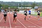 Girls 100 metres, 2025 Northumberland Schools Track and Fields, Wentworth, Hexham. Photo: David T. Hewitson/Sports for All Pics